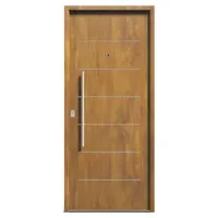 Puerta de exterior Imperia chapa símil roble 87 x 205 cm derecha