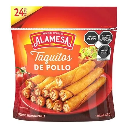 Taquitos de pollo 24 piezas