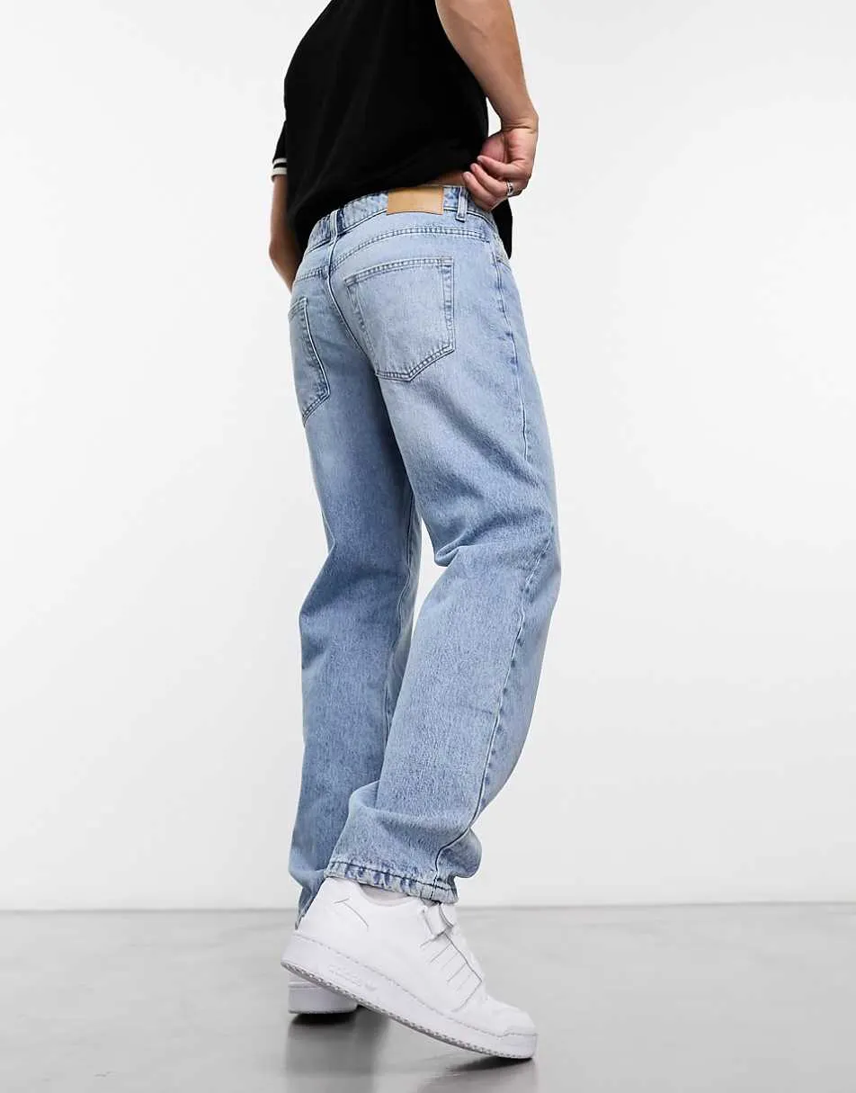 ONLY & SONS Edge straight fit jeans in light wash