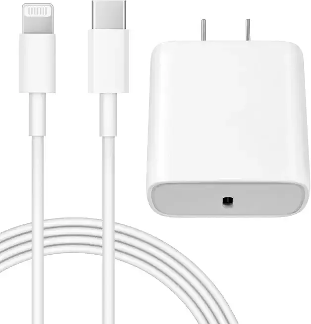 iPhone 14 13 12 Charger Fast Charging 20W USB C Wall Charger with 6FT Cable | PD Fast Charging for iPhone 14/13/12/11/Pro/Pro Max/Mini/Xs Max/XR/X, iPad