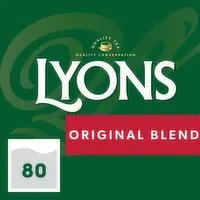 Lyons Original Blend Tea 80 Pack (232 g) Open Product Description