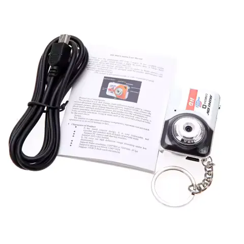 Portable Mini High Denifition Shoot Digital Camera Mini DV Support 32GB TF Card with Mic Lightweight Sports HD DV Camera Outdoor
