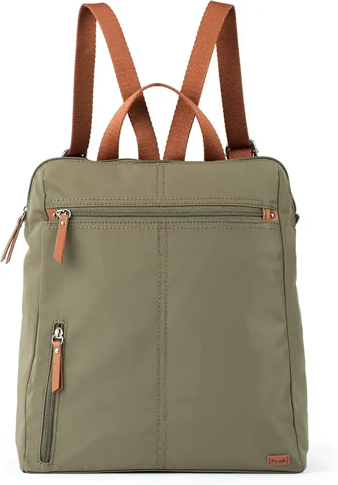womens Esperato Recycled Nylon Backpack, Olive Ii, One Size US