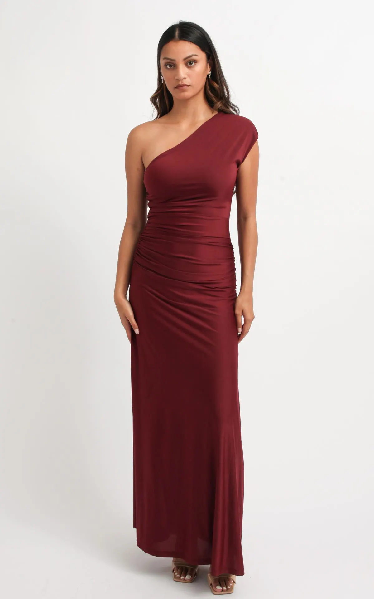Jersey One Shoulder Maxi