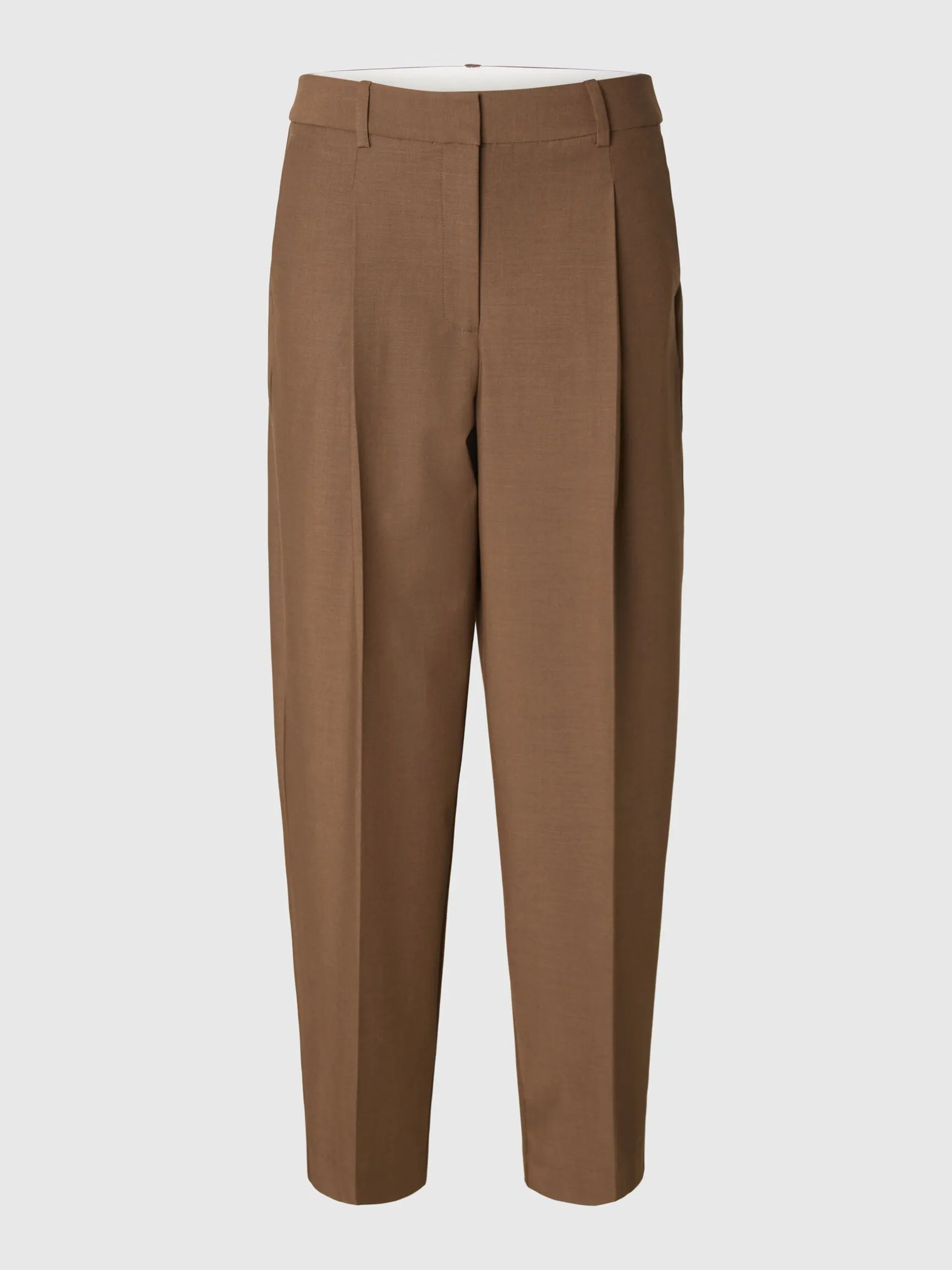MID WAIST BUKSE MED BARREL FIT