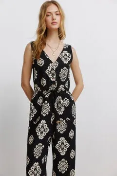 Mono sin mangas estampado