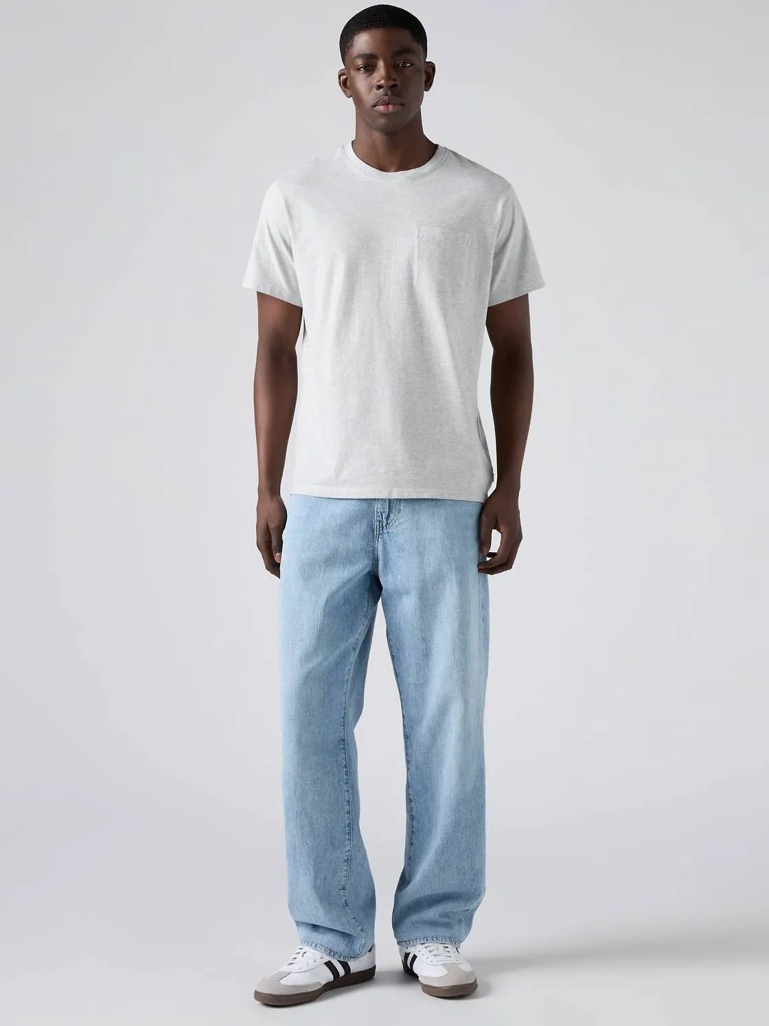 568™ Loose Straight Linen+ Denim Jeans