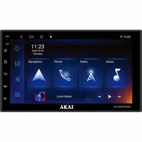 Autorádio s LCD AKAI CA-2DIN7064A černé