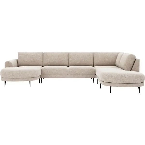 Hoekbank rechts Aziri ecru supreme comfort