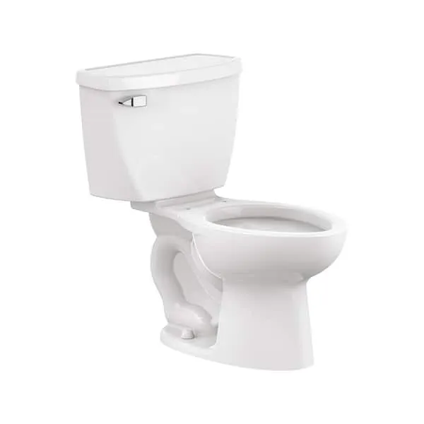 American Standard Cadet Pressure-​Assisted 2-​piece 1.​1 GPF Single Flush Elongated Toilet in White, Seat Not Included