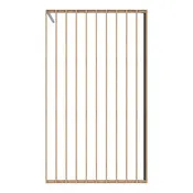 Paroi de douche walk-in cadre effet bois JAPANDI - 120 cm, Ep. 6 mm - Cooke and Lewis