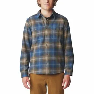 Chemise à manches longues Plusher pour homme