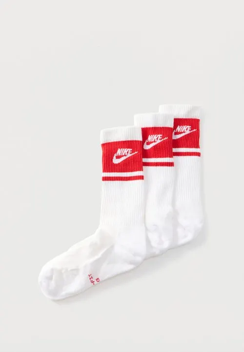 UNISEX 3 PACK - Sokker - white/red