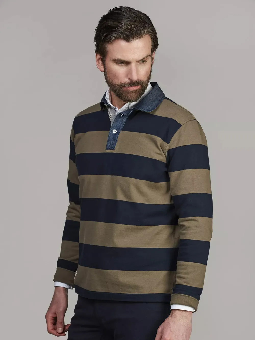 YD STRIPED RUGGER