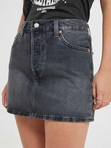 Levi's Icon Skirt In Dark Mirror