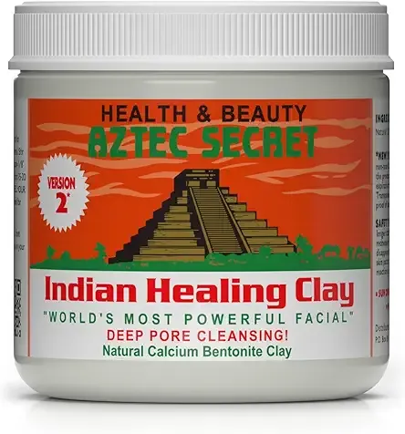Aztec Secret– Indian Healing Clay 16 Oz – Deep Pore Cleansing Facial & Body Mask – The Original 100% Natural Calcium Bentonite Clay – New Version 2