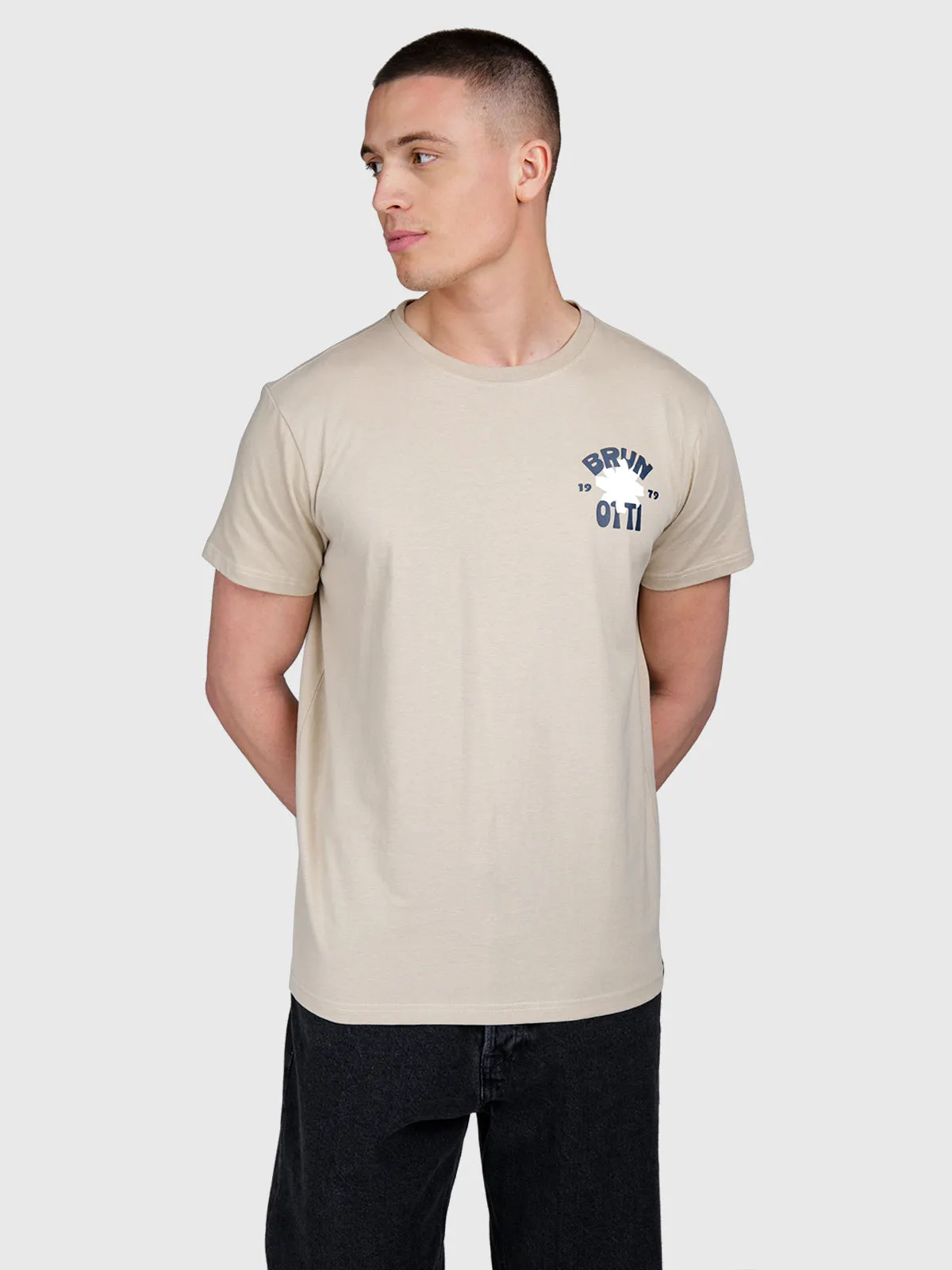 Jondee Men T-shirt | Feather Grey