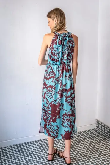 Vestido midi recto