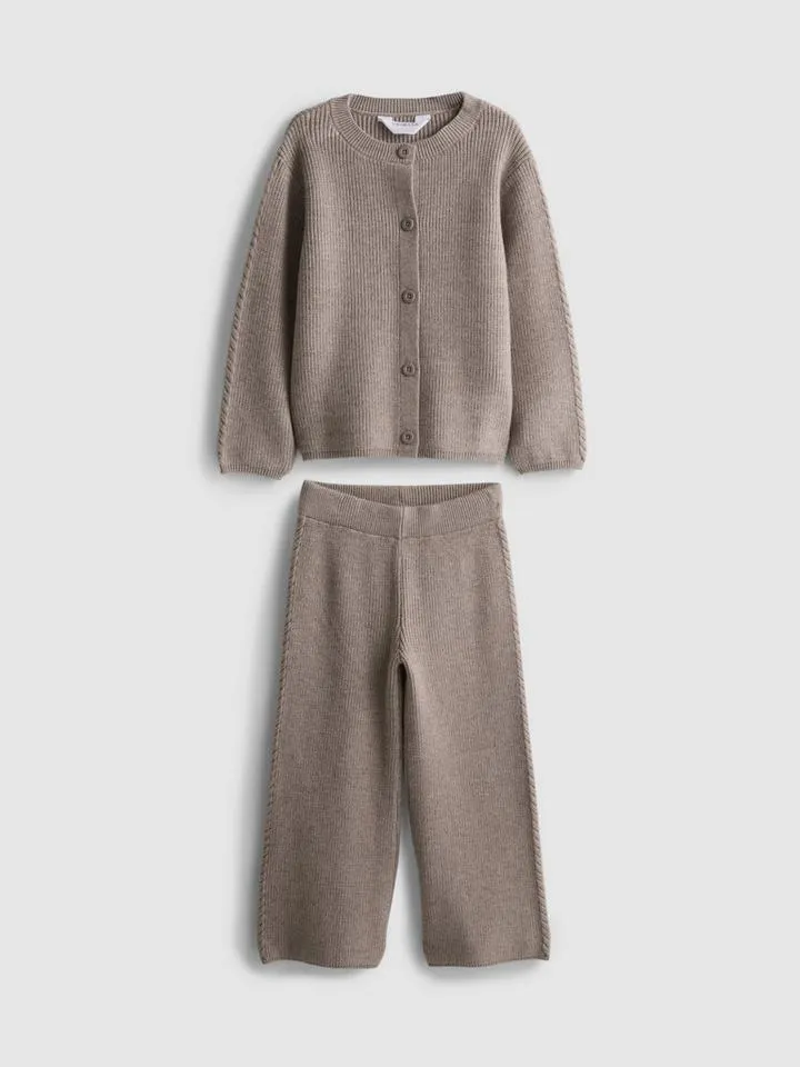 1–9 ans | Gilet et legging en maille