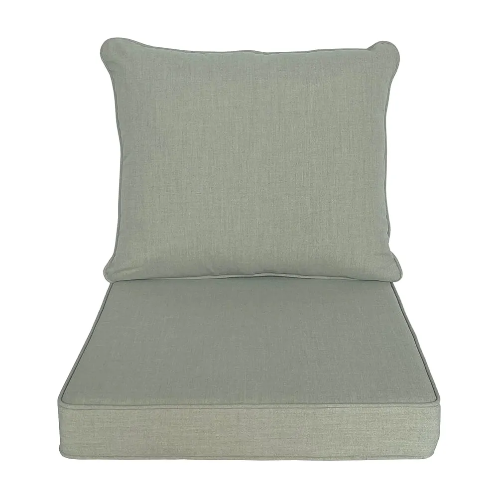 OutdoorLiving Furnishings Acrylic Deep Seat Patio Cushion with 3M Scotchgard, Green