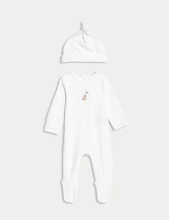 2pc Cotton Rich Born in 2025 Outfit (0-6 Mths)