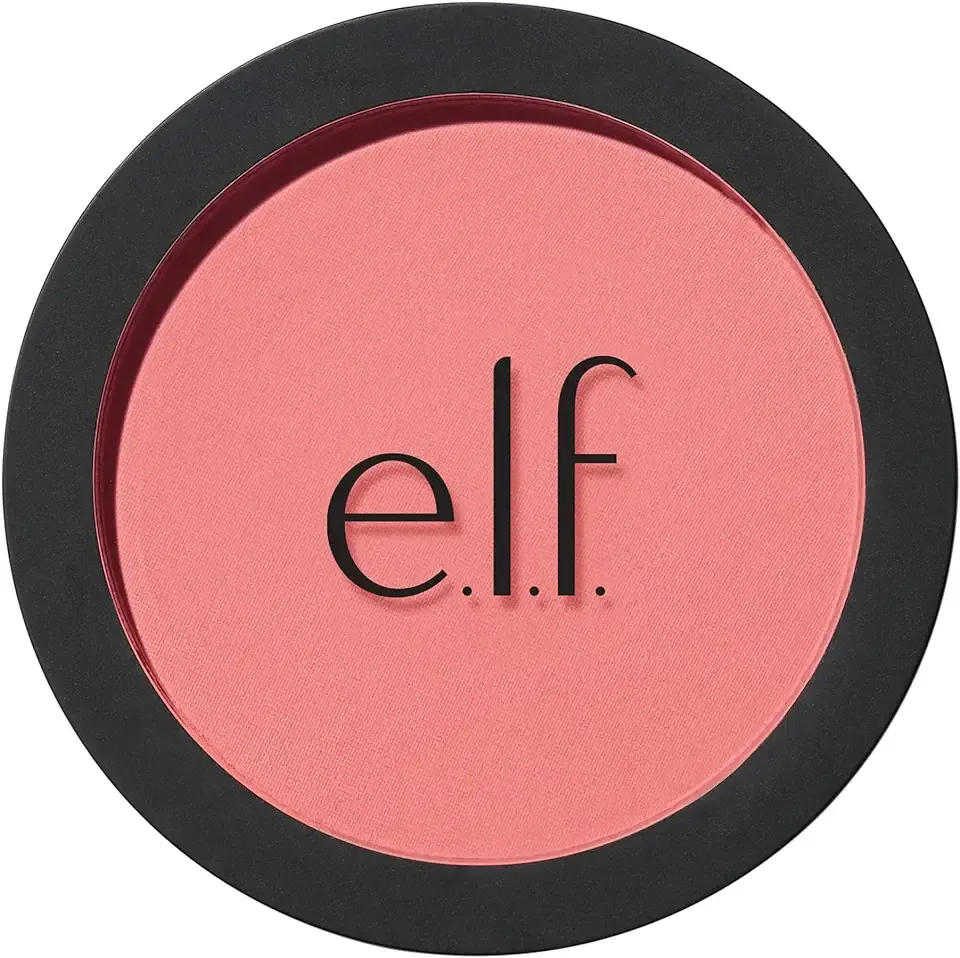 e.l.f. Primer-Infused Matte Blush, Long-Lasting, Lightweight & Buildable Powder Blush, Delivers A Matte Finish, Vegan & Cruelty-Free, Always Crushing