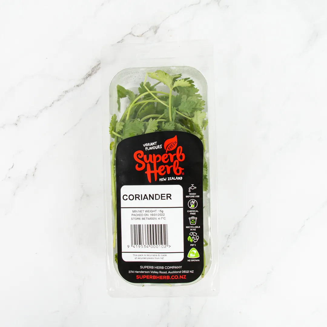 superb herb coriander prepack 15g