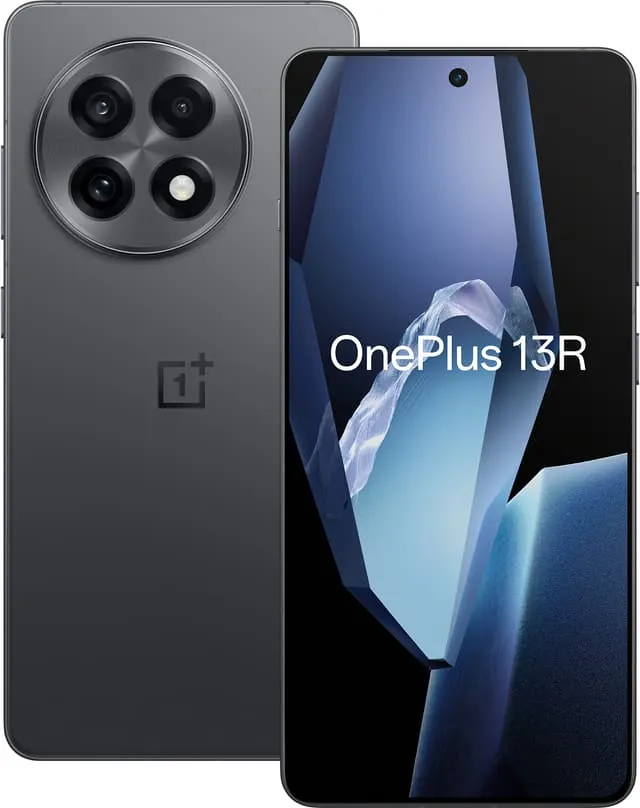 OnePlus 13R smarttelefon 5G 12/256 (sort)
