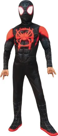 MILES MORALES SPIDERVERSE - DEGUISEMENT LUXE - TAILLE L 7-8 ANS