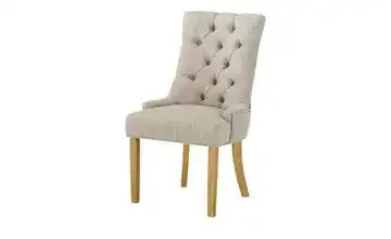 Polsterstuhl mit Holz-Beinen Hennig