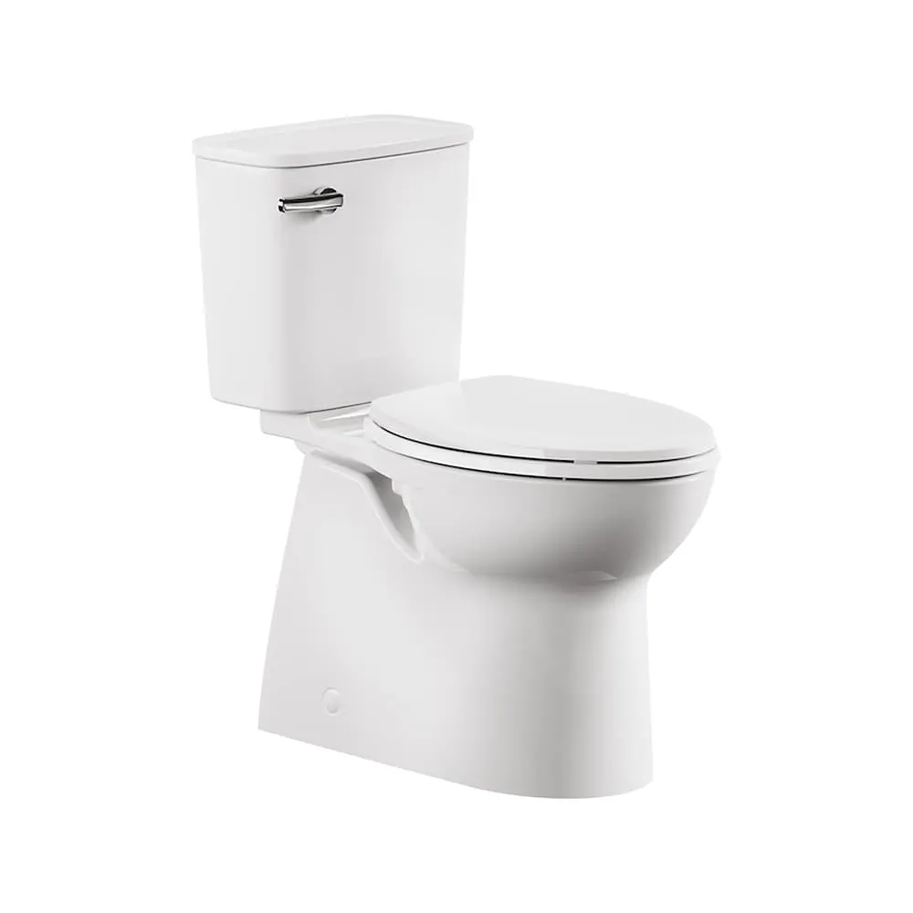 American Standard Aspirations 4.8L Elongated Semi-Concealed Chair Height Toilet in White