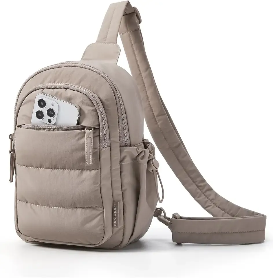 Small Sling Bag for Women, Puffer Crossbody Bag Hobo Handbag