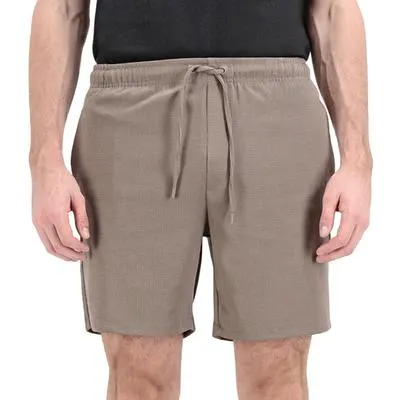 Short Hummo Hombre Café Con Jareta Y Bolsas