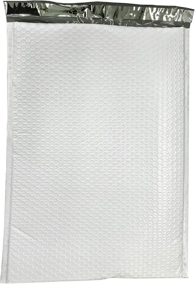 20 ct #6 Large Poly Bubble Mailers 12.5x18 Inch Bubble Lined Cushioned Poly Mailer. Tear-proof, Water-resistant and Postage-saving Lightweight Shipping Padded Envelopes/Bags.