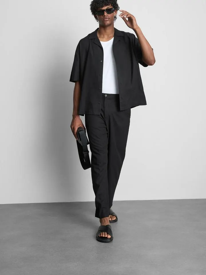 Chemise décontractée en lin mélangé The Edit