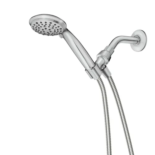 Attune 6-Spray Patterns 4 in. Wall Mount Handheld Showerhead in Chrome