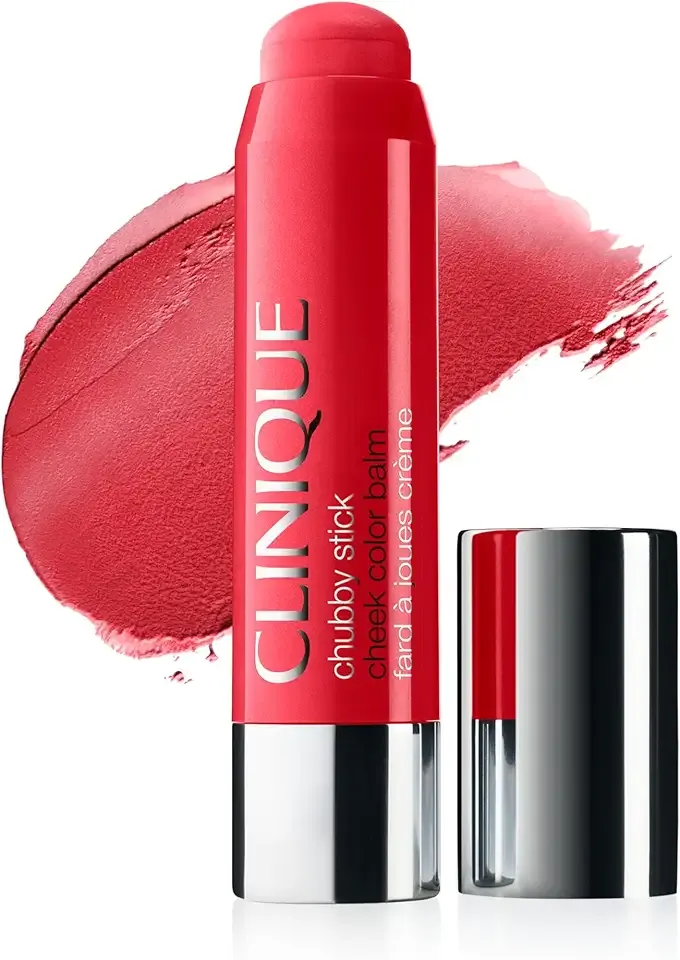 Clinique Chubby Cream Blush Stick Cheek Colour Balm | Blush For Cheeks | Long Lasting + Buildable | Create A Healthy Looking Glow | Perfect For Travel