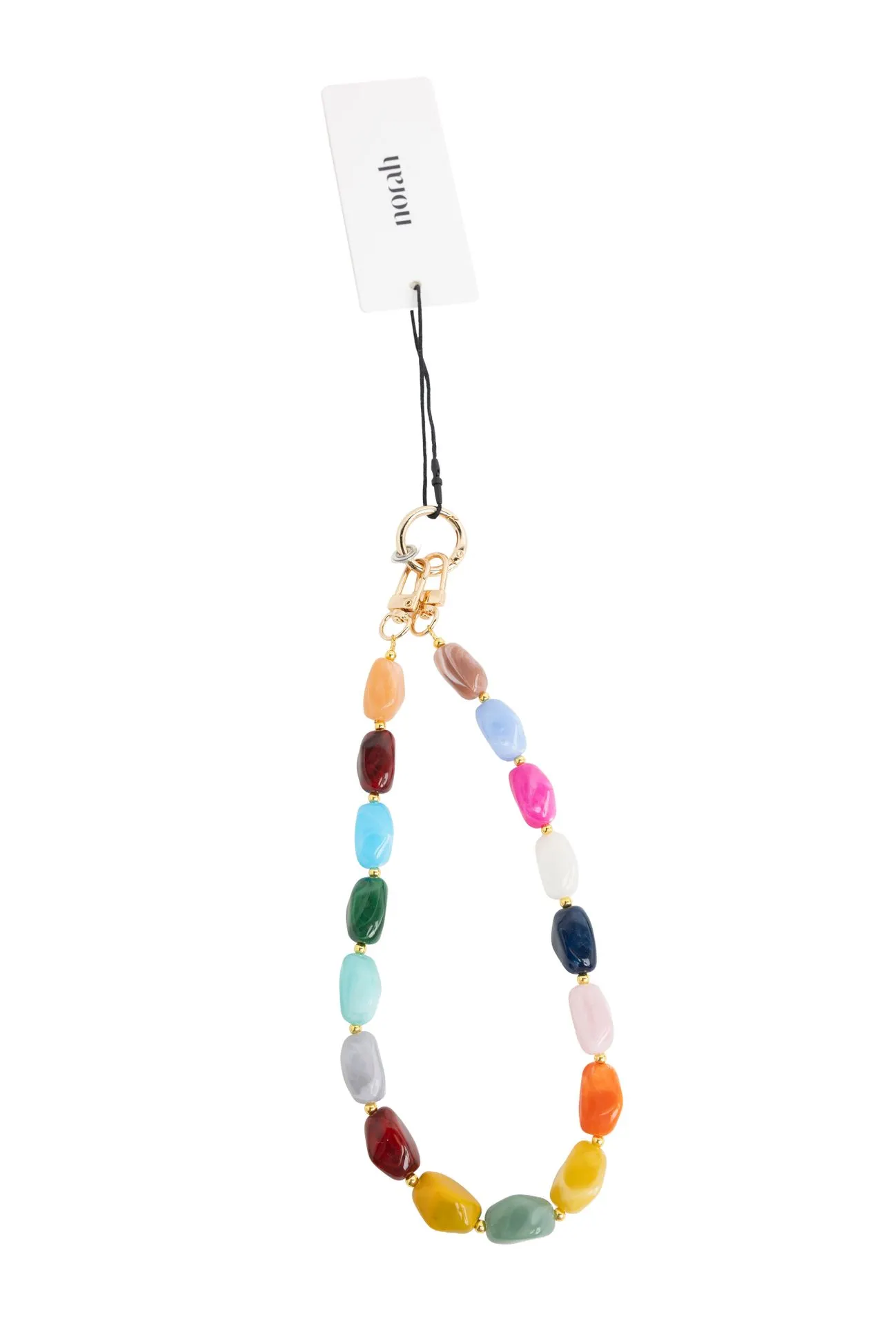 Ketting met gekleurde kralen