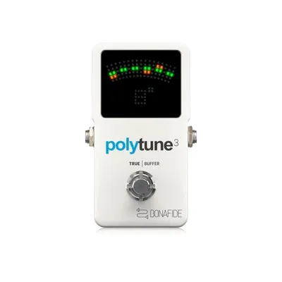 TC ELECTRONIC POLYTUNE 3 - POLYPHONIC CHROMATIC GUITAR/BASS TUNER PEDAL TC-POLYTUNE-3