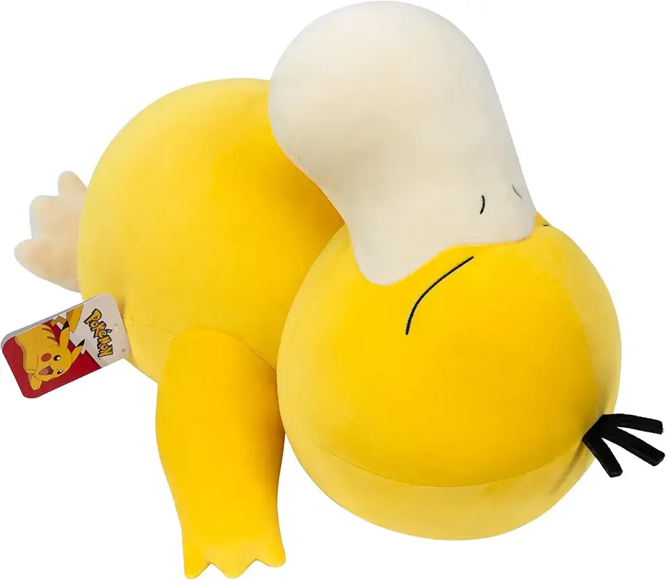 Pokemon Psyduck Sleeping Plush - 18-Inch Premium Plush in Sleeping Pose