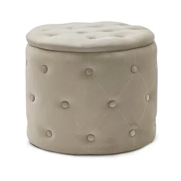 Pouf Contenitore Apribile Tortora