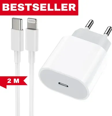 iPhone Ladekabel schnell usb-c für original iPhone 12, 13, 14, 11 X, XR Ladegerät Schnellladegerät Ladekabel Netzteil Ladegerät Adapter 2m