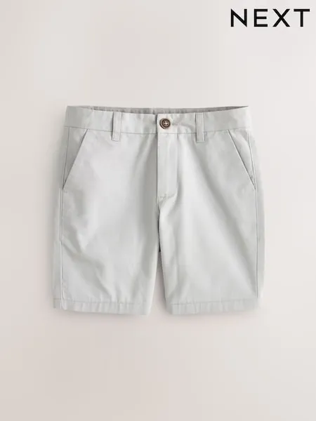 Light Grey Regular Fit Chino Shorts (3-16yrs)