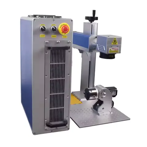 JPT Mopa Laser Marking Machine with Smoke Purifier Deep Laser Engraving Cutting for Metal Jewelry Laser Engraver 300W 200W 100W