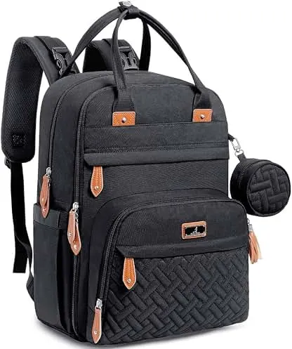 BabbleRoo Diaper Bag Backpack - Baby Essentials T…