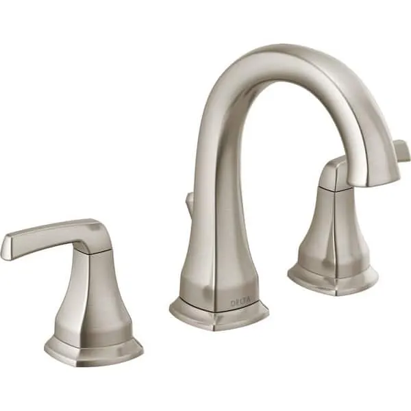 Delta Portwood 8 in.​ Widespread 2-​Handle Bathroom Faucet in SpotShield Brushed Nickel
