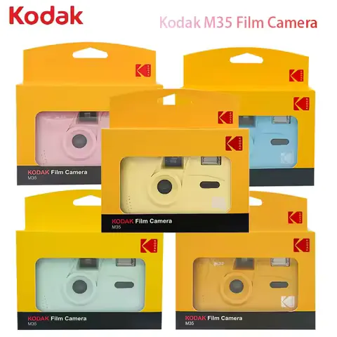 Kodak M35 Manual Reusable Film Camera Kodak 135 Retro Film Camera Non-Disposable Portable Professional 35mm Film Camera Ins Gift