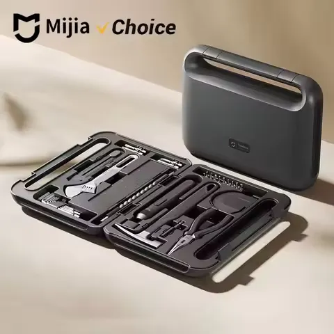 Mijia Power Tool Combo Kits Electric Screwdriver Self-lock Tape Measure Pliers Wrench Home Household DIY Hand Tool Kits