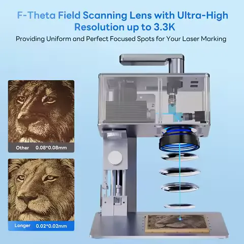 Nano Pro 12W Portable Laser Engraving Machine 5000mm/s High Precision Multi Function Metal Glass Wood Gift Engraver DIY Tool Kit