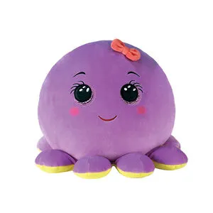 Coussin peluche Squish a Boos 20 cm - Octavia la pieuvre
